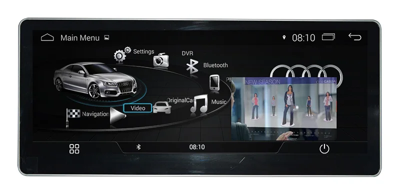 10 25 дюймовый Android 8 1 автомобильный Dvd плеер gps навигация радио стерео audio 4G RAM 64G ROM