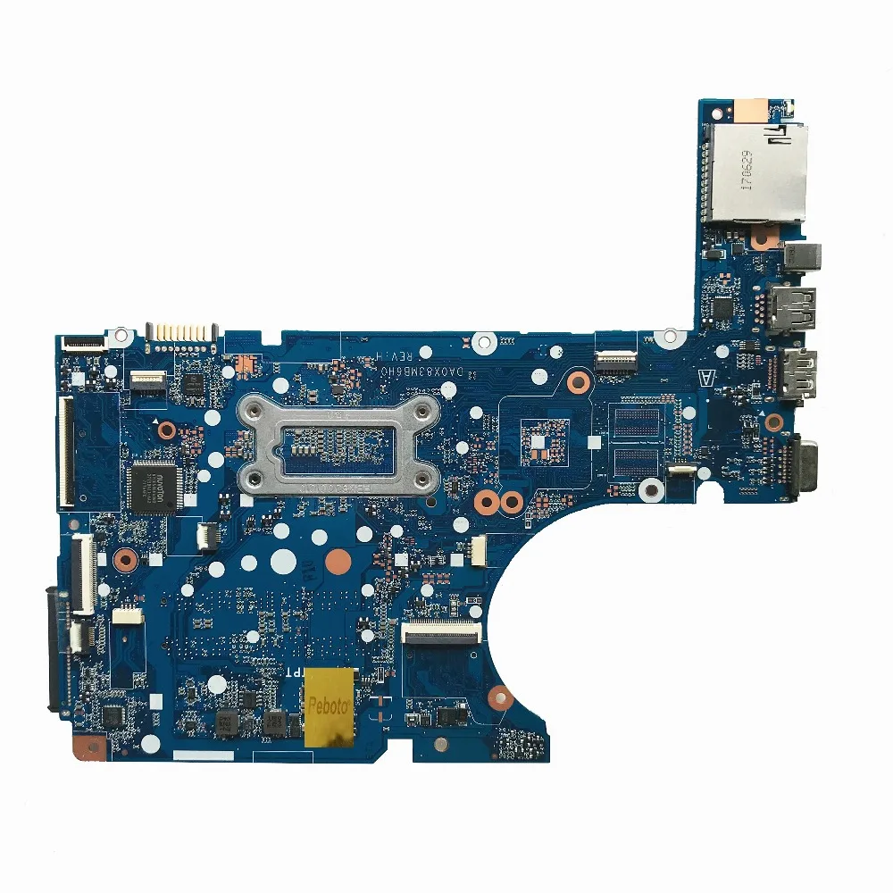 Высококачественная оригинальная материнская плата для ноутбука hp 450 G4 470 G4 DA0X83MB6H0 с процессором SR2ZW i3-7100U DDR4 MB протестированная Быстрая