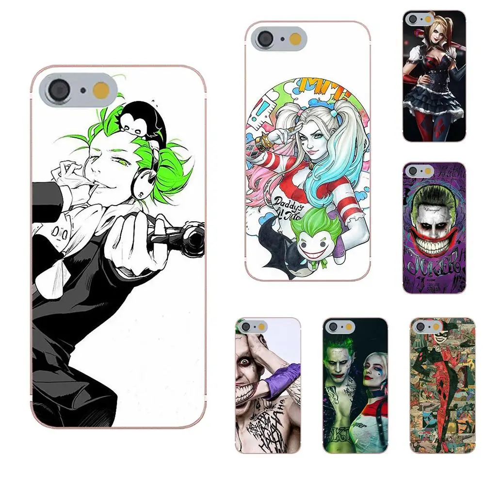 Tpwxnx Harley Quinn отряд самоубийц Джокер для Huawei G7 Y6 II Y7 Xiaomi Redmi Note 2 3 5 Mi 4 4C 4I 5S 5X 6X 8 SE