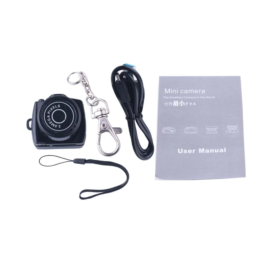 Elistooop Y2000 Cmos Супер Мини видеокамера ультрамаленькая карманная 640*480 480P DV DVR веб
