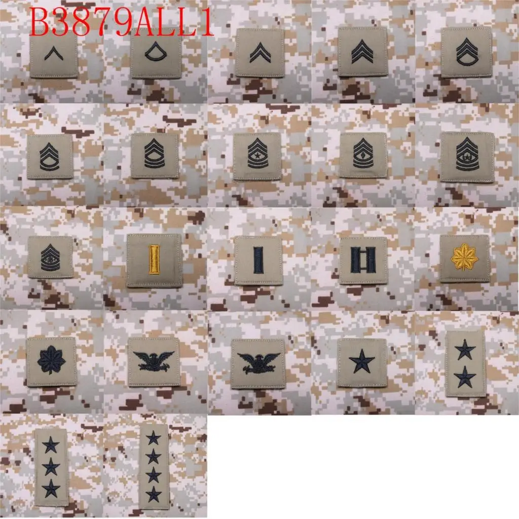 Загорелый фон черный дизайн военные нашивки с вышивкой в Военном Стиле|embroidery