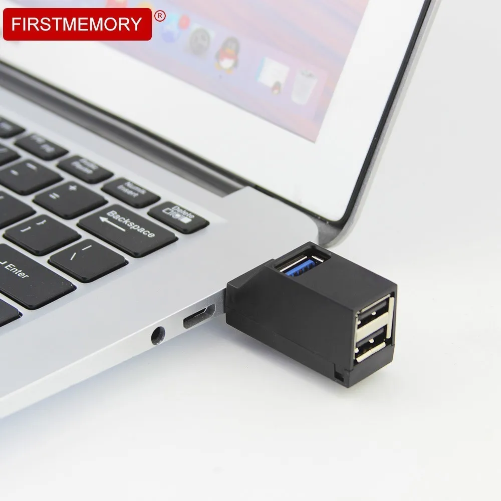 3 порта USB 0 концентратор мини Высокоскоростной разветвитель портативный мульти