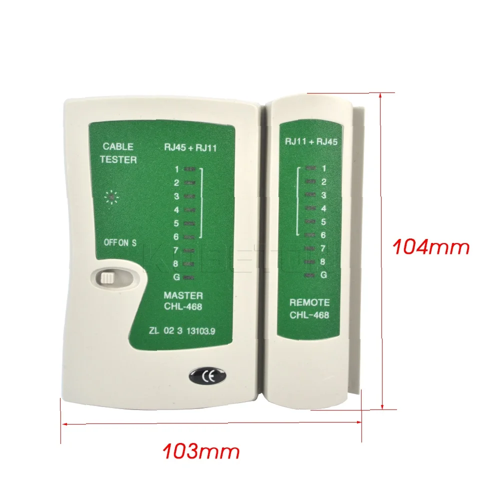 Тестер сетевого кабеля kebidumei RJ45 RJ11Cat5 Cat6 LAN тестер детектор телефонной линии набор