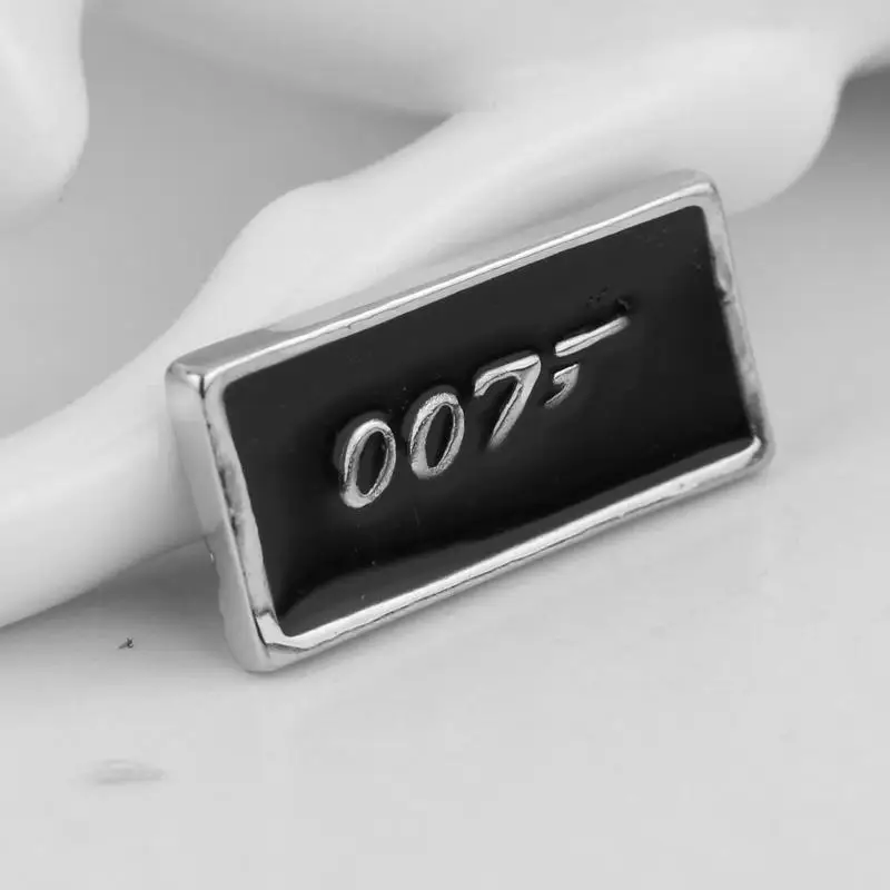 Черный-матрица цвета модные классические серии фильма Джеймс Бонд 007 стиль Броши