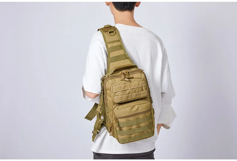 Tactical Chest Backpack Military Bag Hunting Fishing Bags Camping Hiking Army Hiking Backpacks Mochila Molle Shoulder Pack XA65A