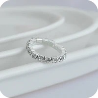 wedding rings for women binqingzi brand crystal ring elastic adjustable ring