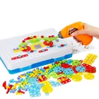 Пазл Детский развивающий из АБС-пластика, игрушка сделай сам с винтами, мозаика для мальчиков, игрушка для строительства