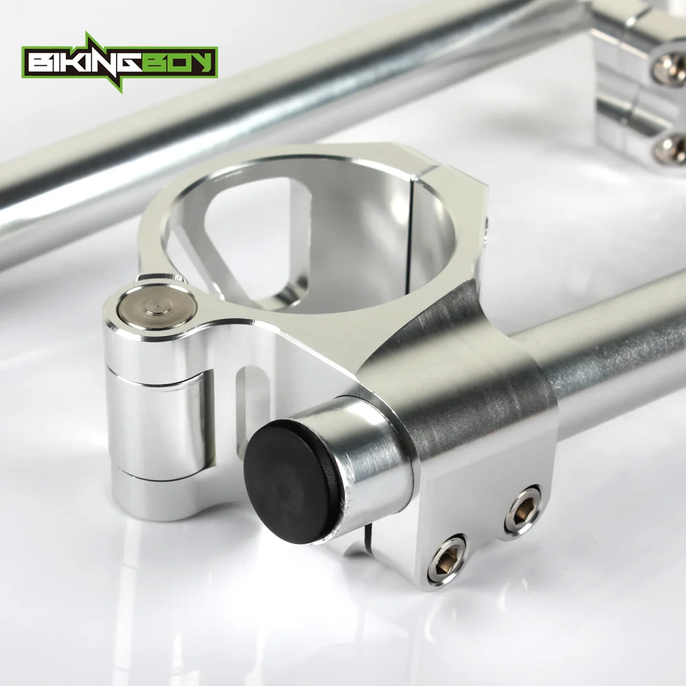 Руль BIKINGBOY ALU 45 мм 7/8 &quot с раздельными зажимами для HONDA CBR600RR 2003 2004 CBR900RR 93 1994 1995 1996 1998 |