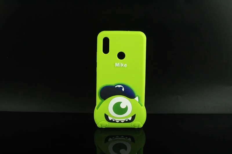 3D P Smart силиконовый чехол Минни totoro stitch Sulley чехол с единорогом кожи для huawei P Smart