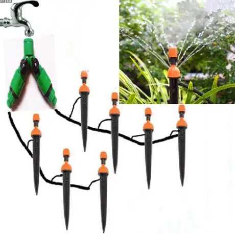 

20m dripper irrigation hose set with 20pcs high quality adjustable sprinkler