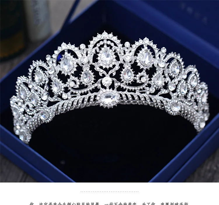 Diversificada de Prata Cristal Coroa de Perolas de Moda Rainha Da Coroa Do Casamento Da tiara Da Noiva Do Cabelo Do Casamento