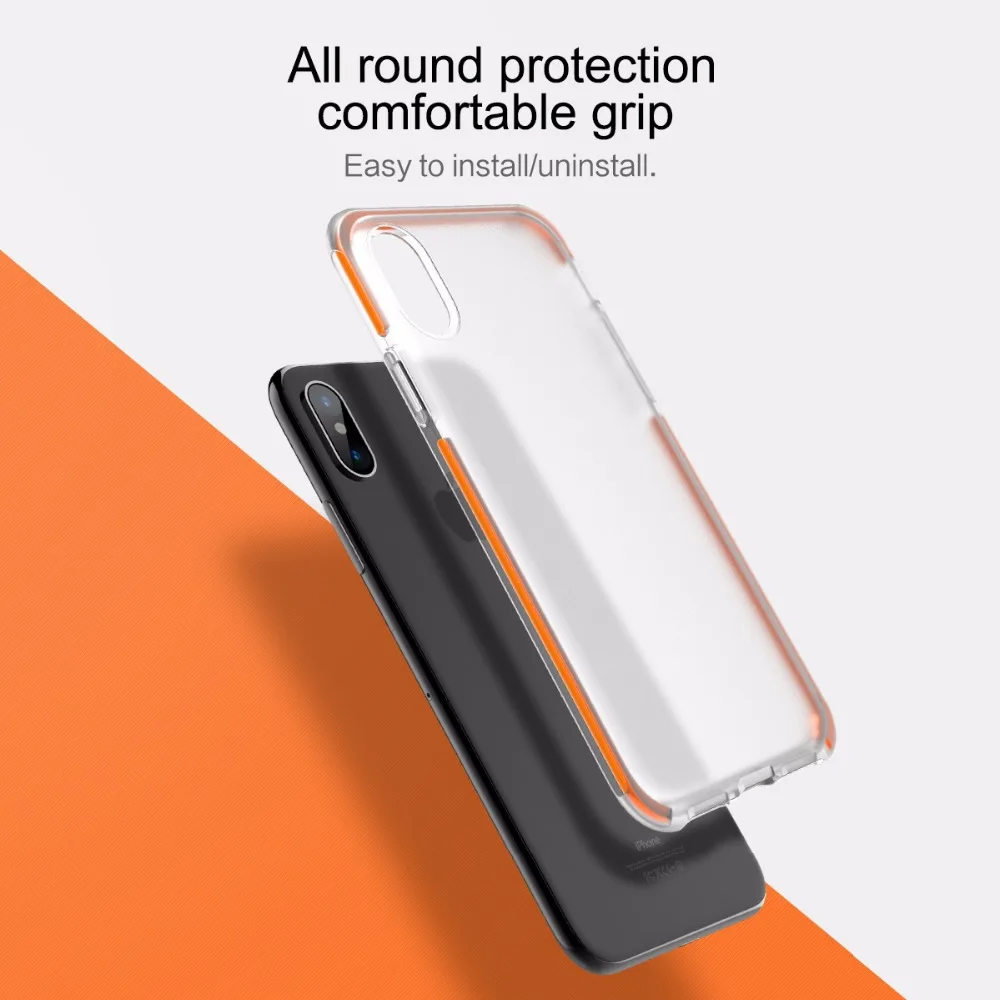 Для iPhone X XS Max чехол+ закаленное стекло роскошный ТПУ Гибридный прозрачный чехол для iPhone XR чехол Защитная пленка