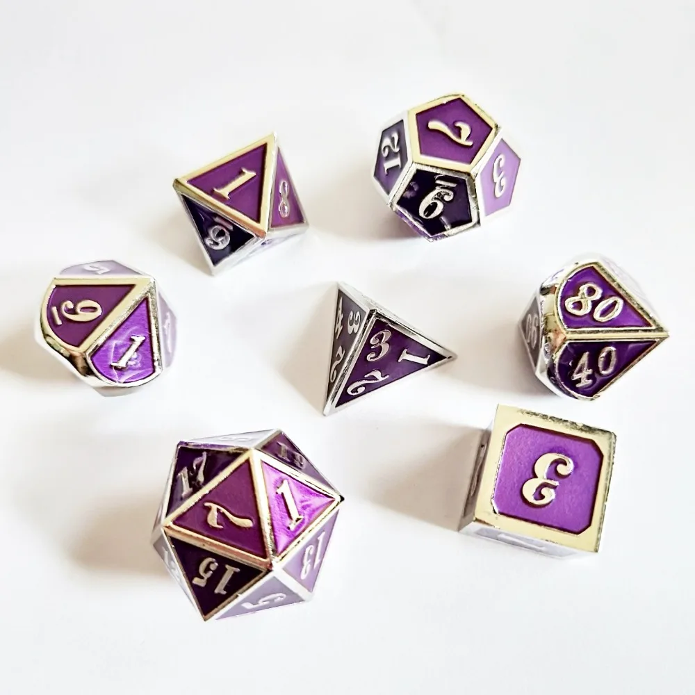 7 шт. выход новый шрифт Подземелья и Драконы MTG РГС D & игральные кости ДНД доска