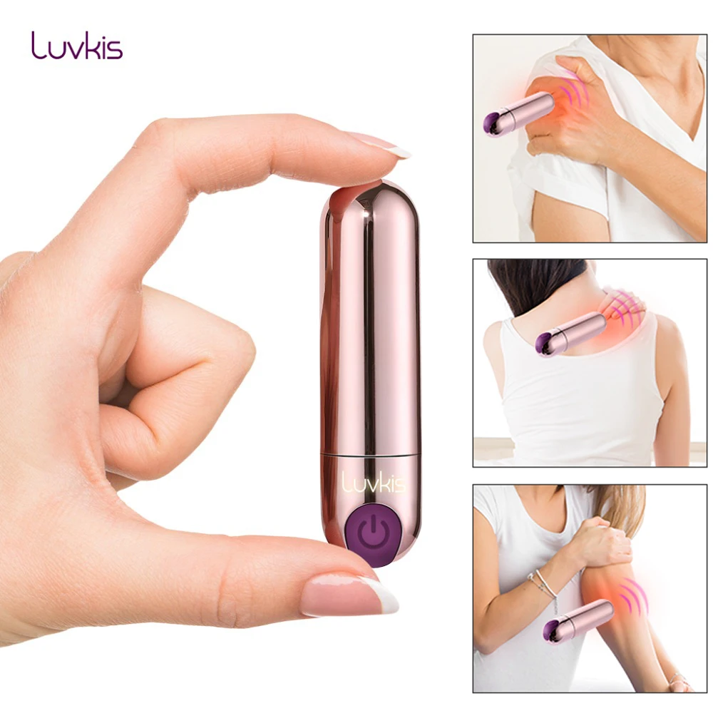 Мини вибратор Luvkis 10 скоростей мощный для женщин секс игрушка водонепроницаемый