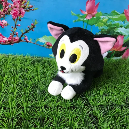 Новая Оригинальная Милая Черная кошка Фигаро милая мягкая плюшевая игрушка