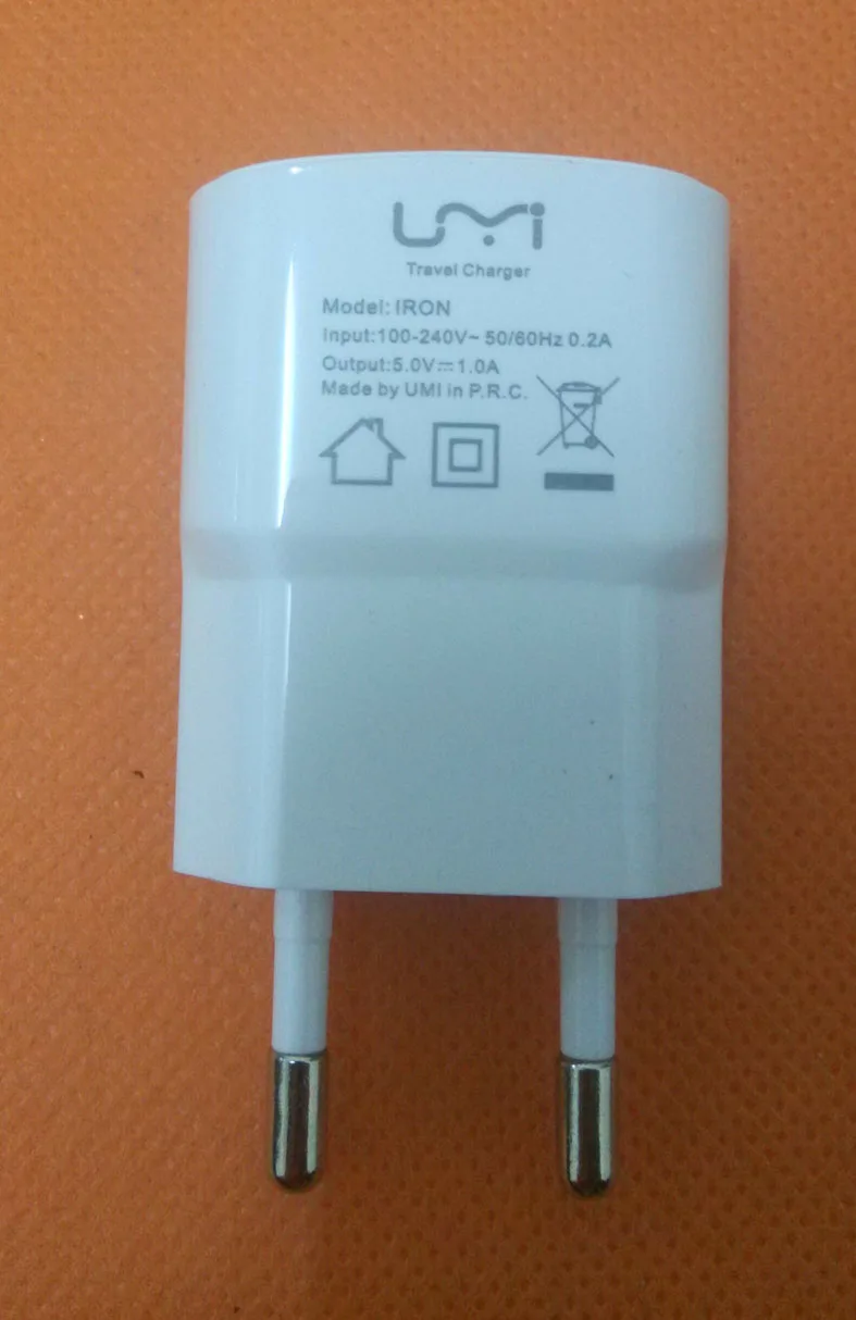 100% оригинальное зарядное устройство для путешествий адаптер + USB кабель UMI IRON 4G LTE 5