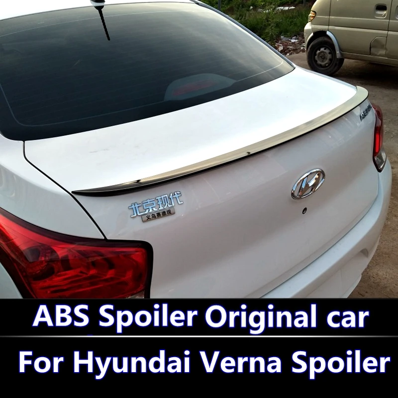 Спойлер для hyundai verna 2017-2018 verna/accent спойлер без краски задний багажник New Verna |