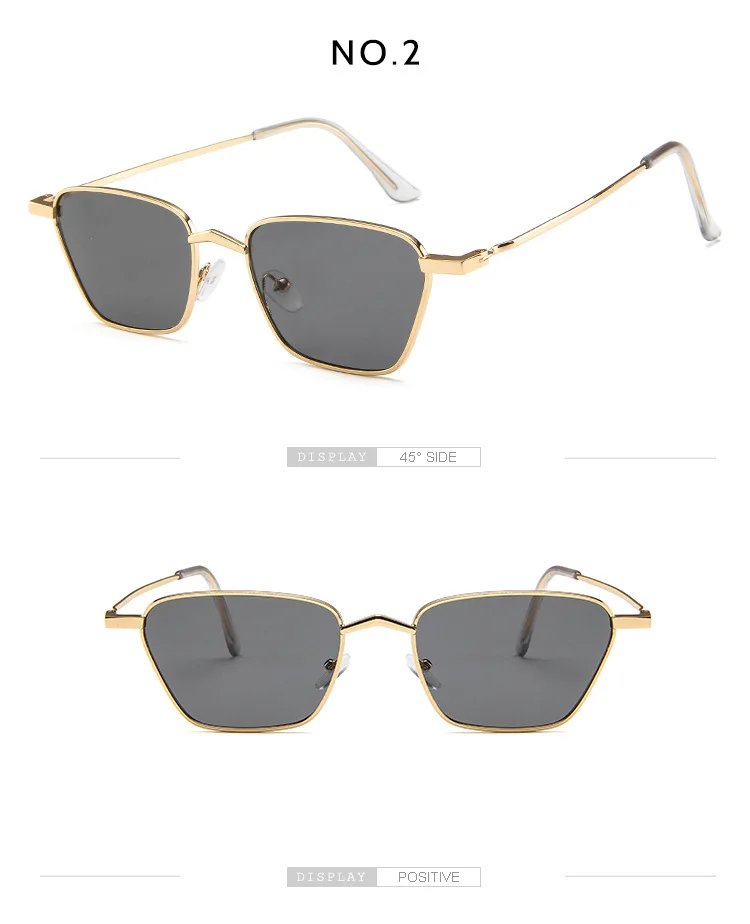 Ретро Квадратная Металлическая оправа очков Солнцезащитные очки для женщин для вождения Porarized ночного видения ray bann очки желтый УФ Защита