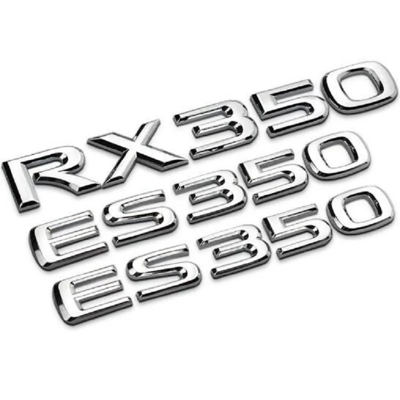 Автомобильная хромированная Задняя эмблема с именем rx350' &quotES350&quot|Эмблемы| |