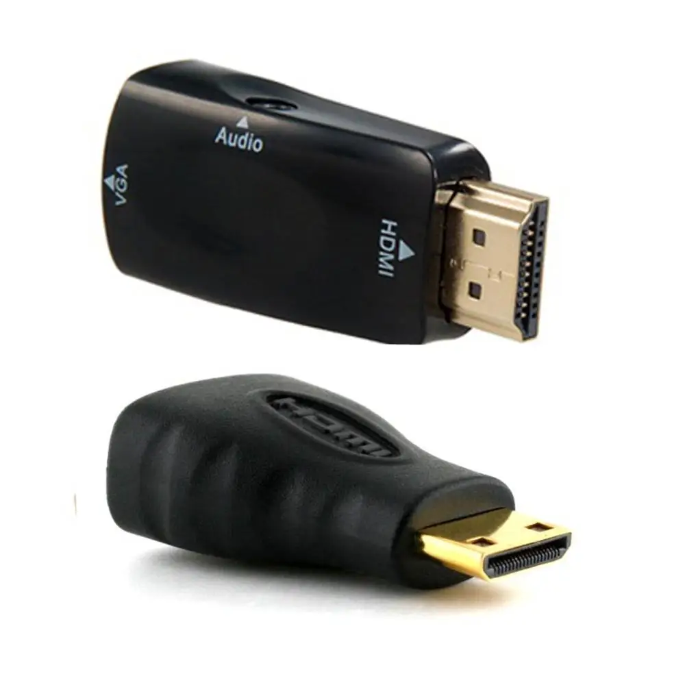 HDMI к VGA выход видео адаптер с 3 5 мм аудио кабель для Apple TV & проектор и монитор