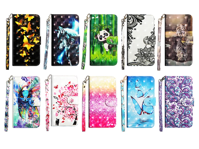 Кожаный флип-чехол для Fundas Xiaomi Redmi 7A, чехол для Redmi 7A, чехол для coque Xiaomi Redmi 7, чехол, 3D панда, кошелек, подставка, чехол для телефона