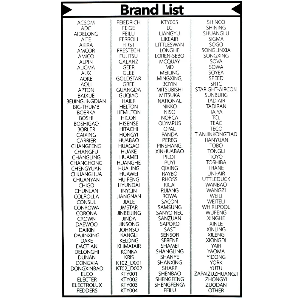 Пульт дистанционного Управления Кондиционера кондиционера CHUNGHOP K209ES