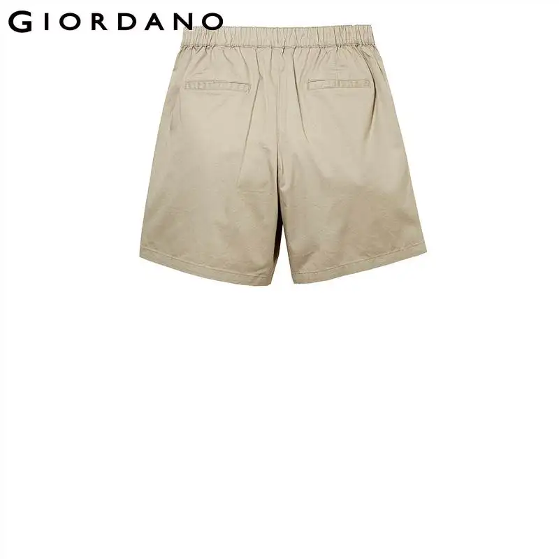 Giordano женские повседневные короткие шорты с резинкой на талии А образными линиями