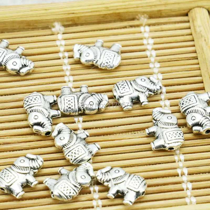 10 шт. новая Проставка в виде слона из сплава для самостоятельного изготовления