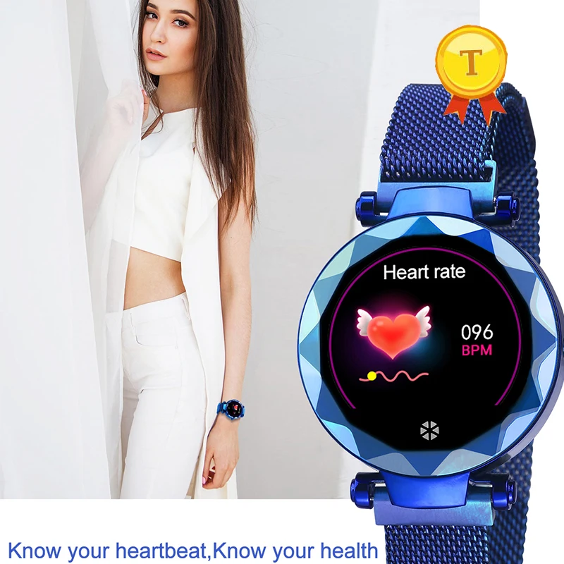 

wife birthday gift beautiful woman smart band bracelet support heart rate monitor blood pressure Physiological measurement