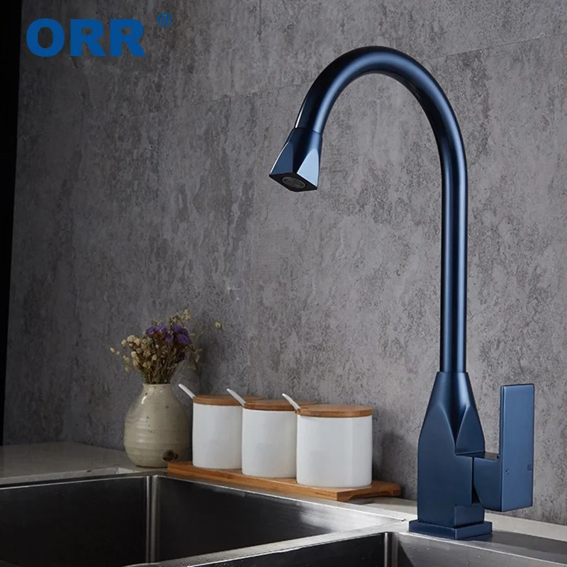 

Kitchen faucet mixer Free shipping black space aluminium ORR