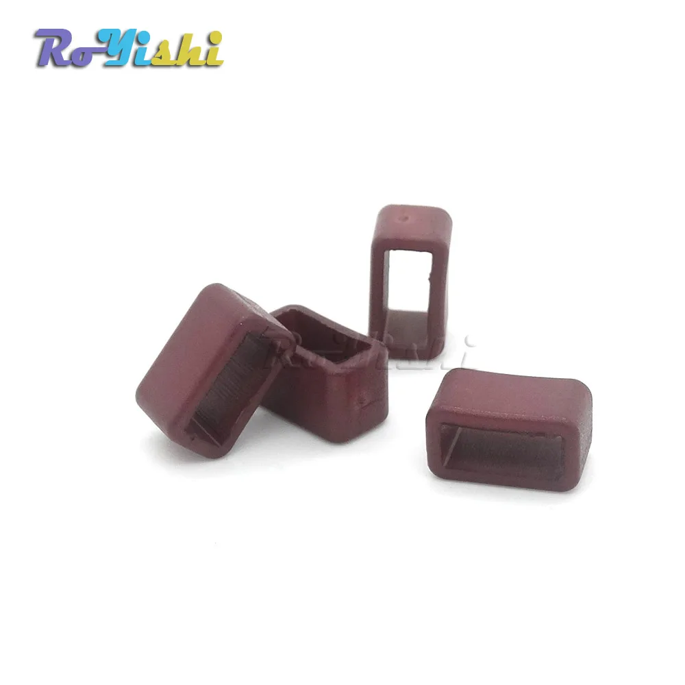 100pcs/pack 3/8&quotColorful Plastic Keeper Belt Loop Square Buckles/Cat Collar Harness Backpack Straps Webbing 10mm |