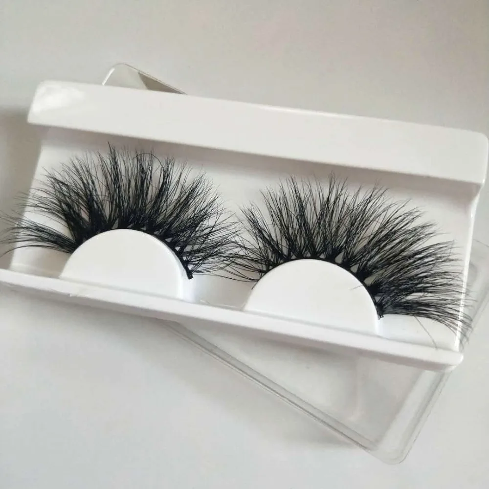 DEEP EYES 10 пар 10 boxesExtra длинные 25 мм норковые ресницы 3D норковые ресницы ручной работы