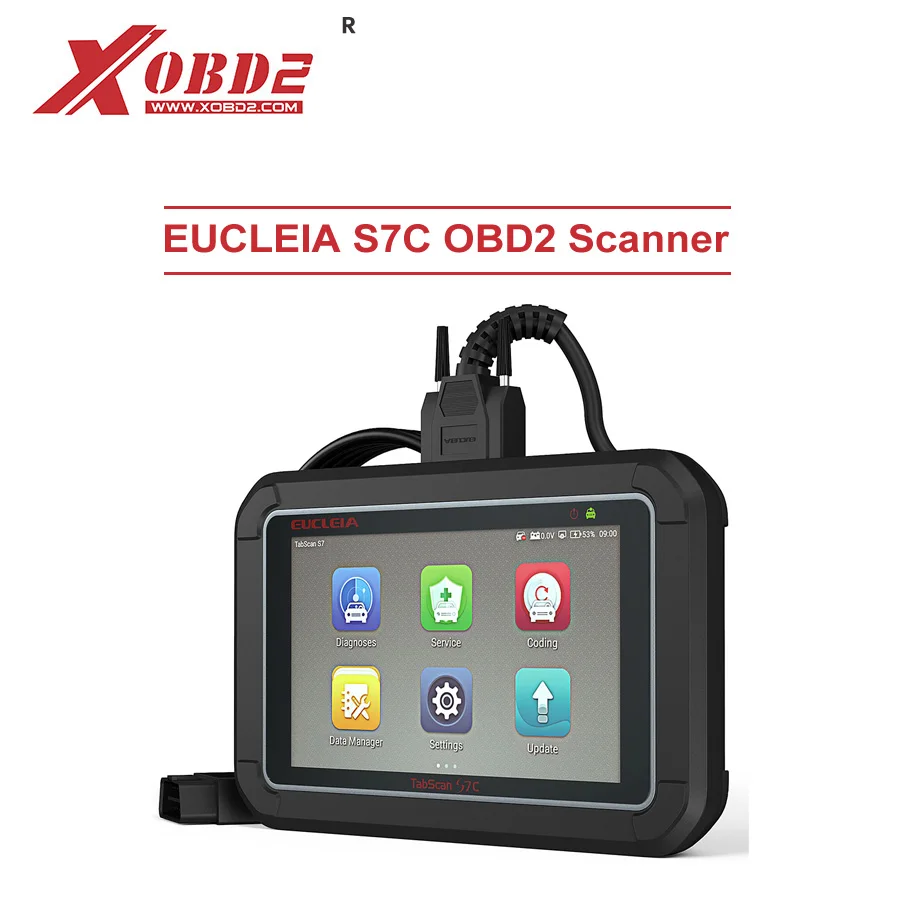 EUCLEIA TabScan S7C Оригинальный диагностический инструмент OBD2 считыватель кодов все