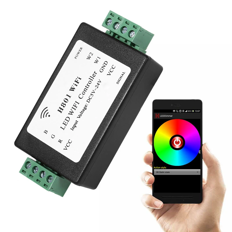 Новый пластиковый беспроводной диммер приемник для Android RGB светодиодный