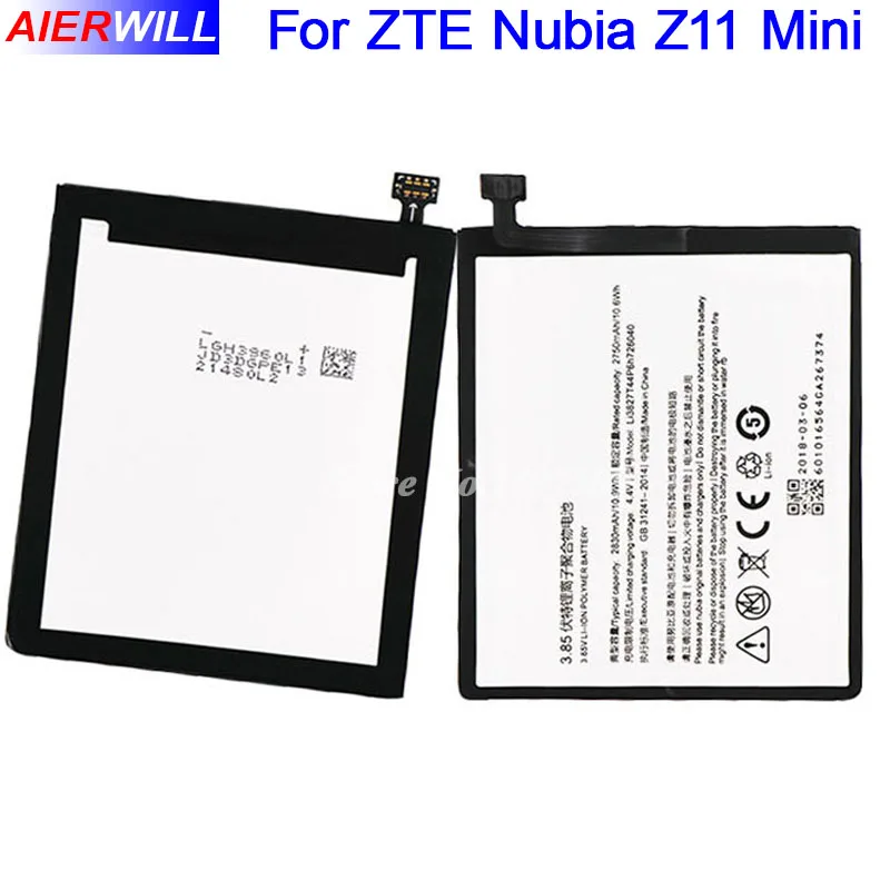 Аккумулятор Li3827T44P6h726040 для ZTE Nubia Z11 Mini NX529J аккумулятор 2830 мАч высокого