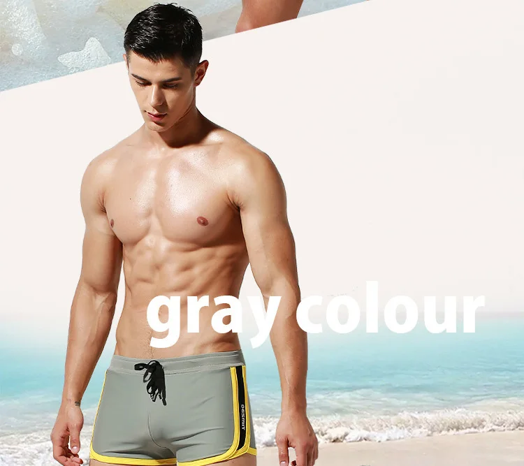 Новые пляжные шорты, плавки для мужчин, купальник maillot de bain, Гавайские бегуны для серфинга, купальник, сексуальное бикини, сетка
