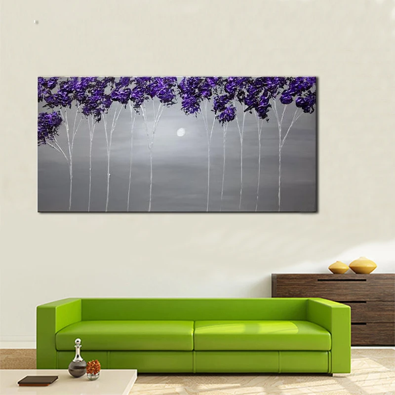 100% ручная роспись абстрактная картина маслом холст искусство пейзаж