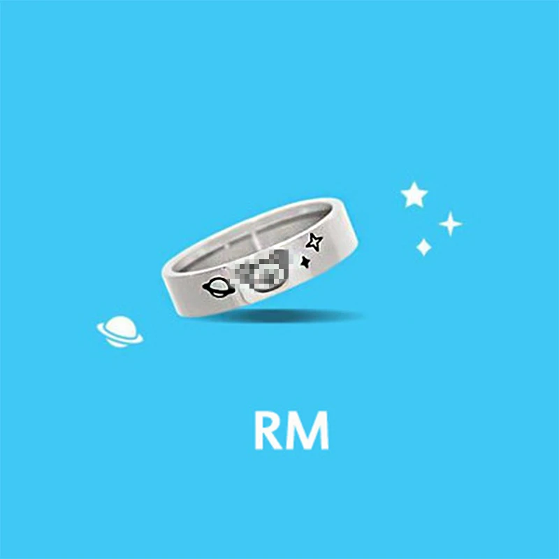 Kpop Корейская звезда Мода RM JIMIN JIn JUNGKOOK SUGA модное кольцо| |