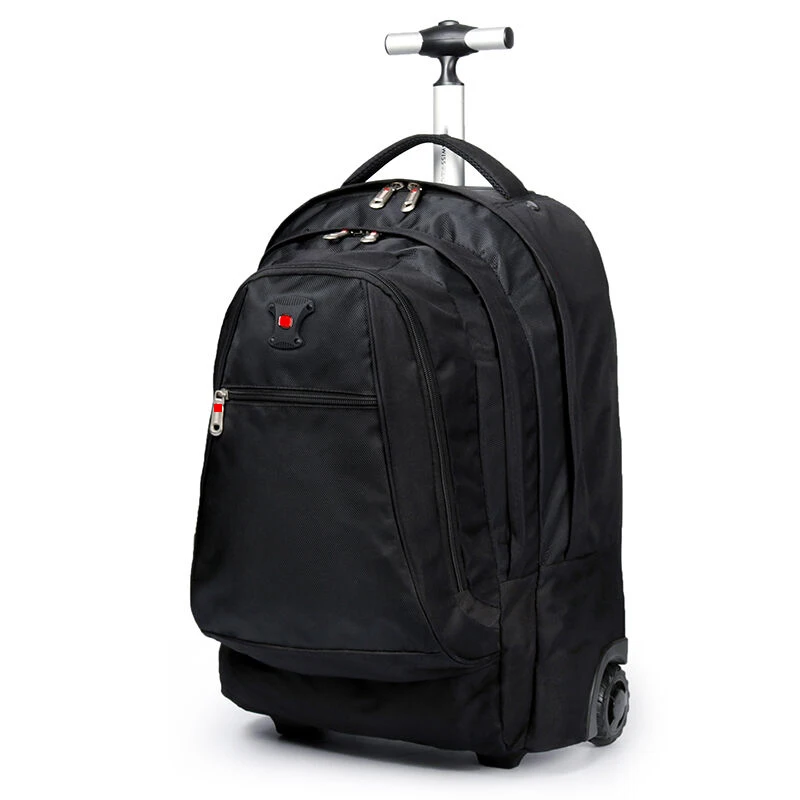 Swiss brand trolley travel bag Multi-function backpack Men women suitcase bag Boarding large-capacity travel suitcase with wheel