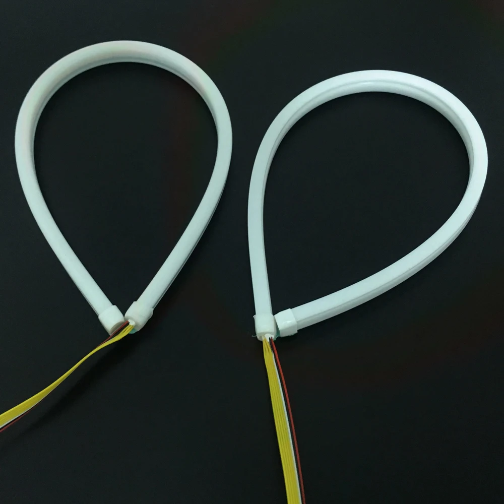 2X 45 см водонепроницаемые янтарные дневные огни Светодиодные полосы света 12 В