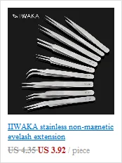 IIWAKA Lash дизайн 1 чехол все размеры C D накладные ресницы для наращивания накладные норковые Черные Накладные ресницы