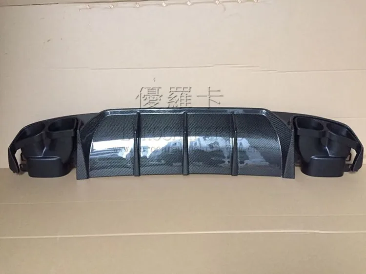 УГЛЕРОДНЫЙ finber диффузор для E63 w212 с наконечниками exhuast w212 AM диффузор и наконечники глушителя углеродный finber материал стиль