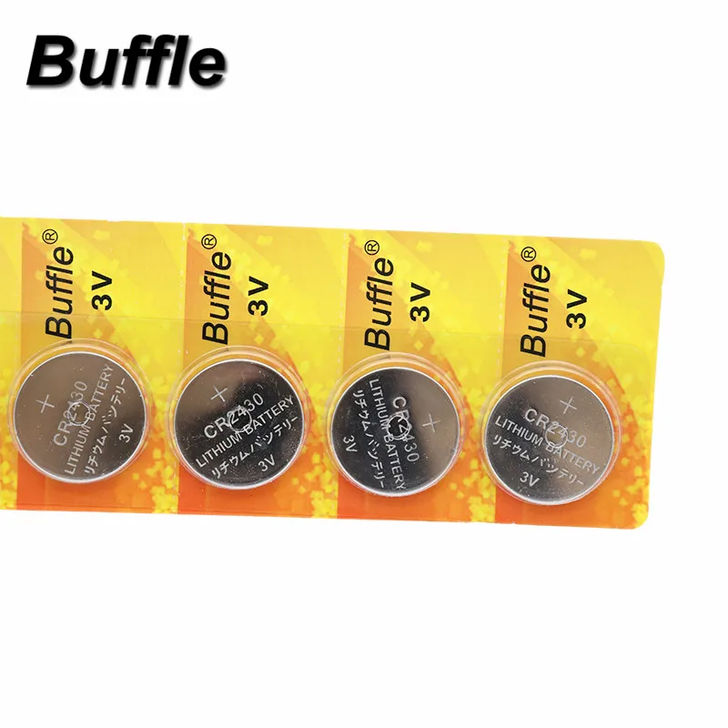 Buffle 5 шт./упак. CR2430 DL2430 2430 батарейка кнопочного типа 3 в Батарея для мобильного часо
