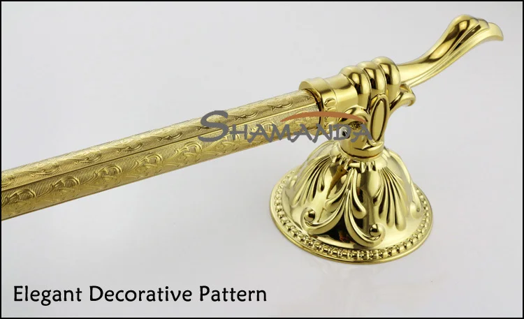 Бесплатная доставка аксессуары для ванной комнаты продукция Роскошная золотая