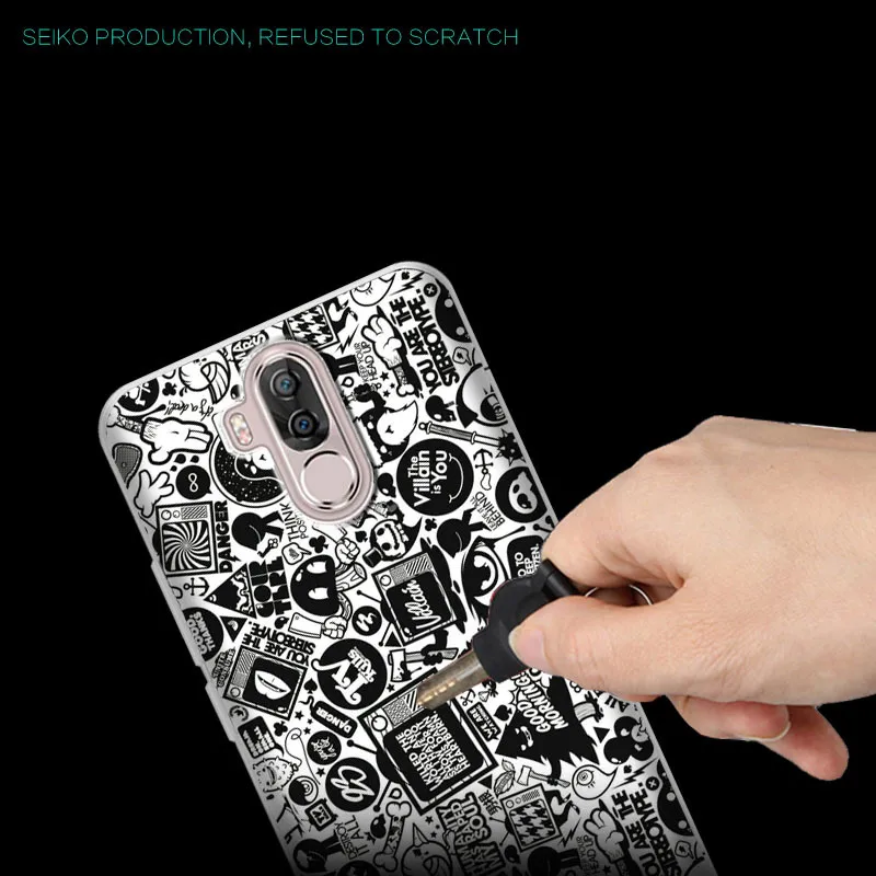 Чехол Ulefone Мощность 3 S Мягкий Силиконовые чехлы для Fundas s Moblie телефон 6 0