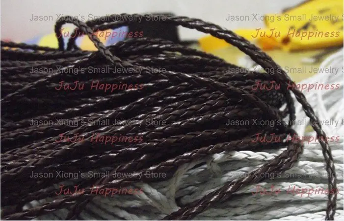 

5 Meters 3MM Braided PU Leather Chains,DIY Chains Accessory jc1032