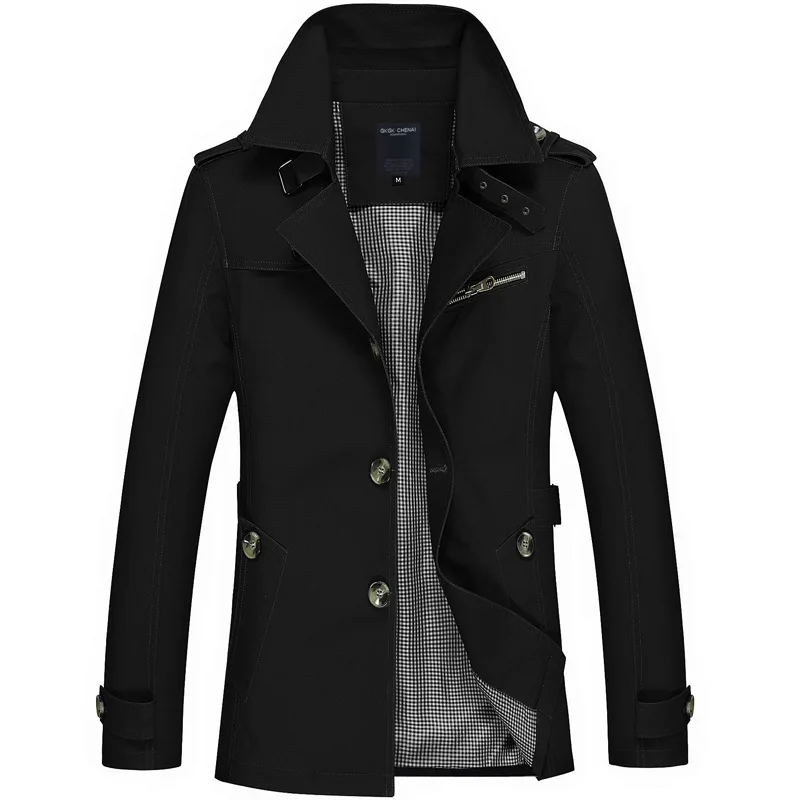 

Nice Spring Autumn New Men Windbreaker Jacket Men Winter Jacket Mens Jackets And Coat Men Outerwear And Trench Coat 7XL