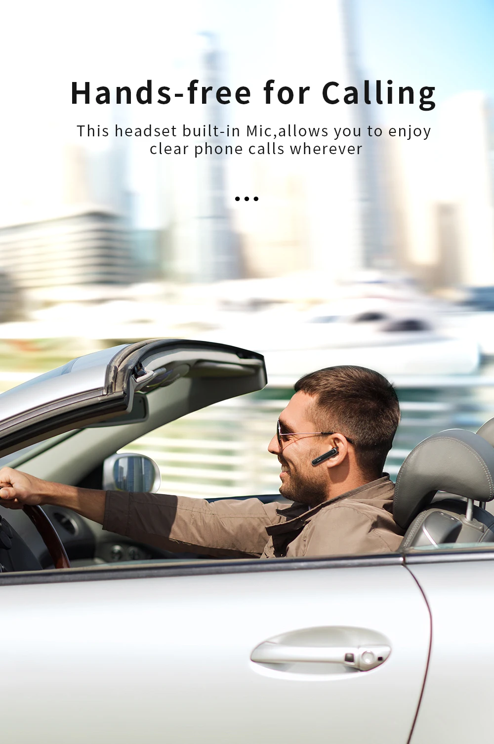 DACOM M19/M21 Bluetooth гарнитура с микрофоном бизнес беспроводные наушники для вождения автомобиля Handsfree Наушники для iPhone samsung huawei