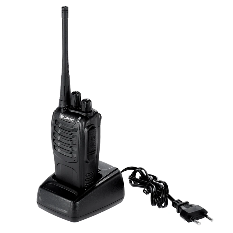 2PCS Baofeng BF-888S Walkie Talkie 5W Two-way radio Portable CB Radio UHF 400-470MHz 16CH Comunicador Transmitter Transceiver