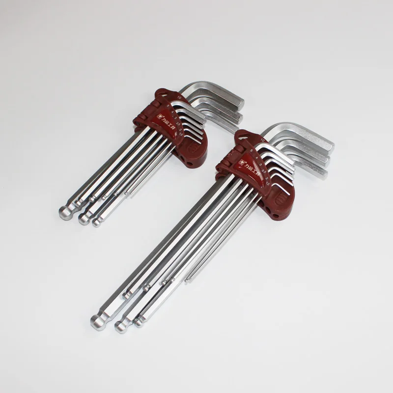 Набор из 9 штук L образный шестигранный гаечный ключ 1 5 мм 2 3 4 6 8 10 мм|Гаечный ключ| |